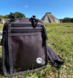 Groene Berg Nektasje - Reistas - Paspoorthouder Met RFID Blokkering - Reisportemonnee - Grijs -Voyago Winkel 1122x1200 6