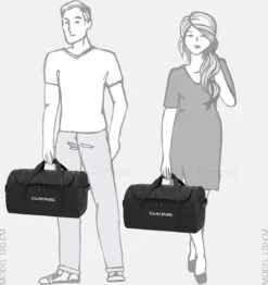 Dakine Eq Duffle 50L Reistas - Black -Voyago Winkel 1131x1200 3