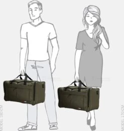 Enrico Benetti Amsterdam 35319 Reistas/sporttas M - Olijf Groen -Voyago Winkel 1132x1200 15