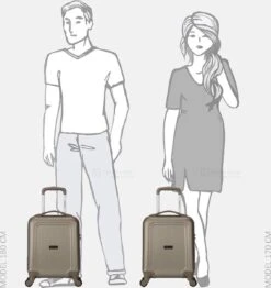 Decent Handbagage Koffer / Trolley / Reiskoffer - 42 Cm - 24 Liter - ABS - Maxi Air - Champagne -Voyago Winkel 1132x1200 2