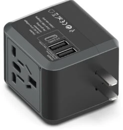 Universele Wereldstekker International Travel Adapter - Met 3 USB-C En USB Poorten - Verloop Stekker - Internationale Reis Adapter Universeel -Voyago Winkel 1132x1200 20