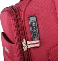 Decent D-Upright Handbagage Koffer - 55 Cm - TSA Slot - Bordeaux Rood -Voyago Winkel 1132x1200 5