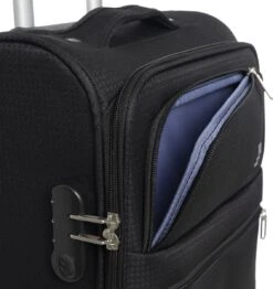 Travelbags Handbagage Zachte Koffer / Trolley / Reiskoffer - The Base - 55 Cm - Zwart -Voyago Winkel 1133x1200