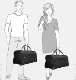 Enrico Benetti Cornell 35323 Wieltas - 75 Liter - Zwart -Voyago Winkel 1133x1200 3