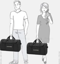 Dakine Eq Duffle 70L Reistas - Black -Voyago Winkel 1137x1200 7