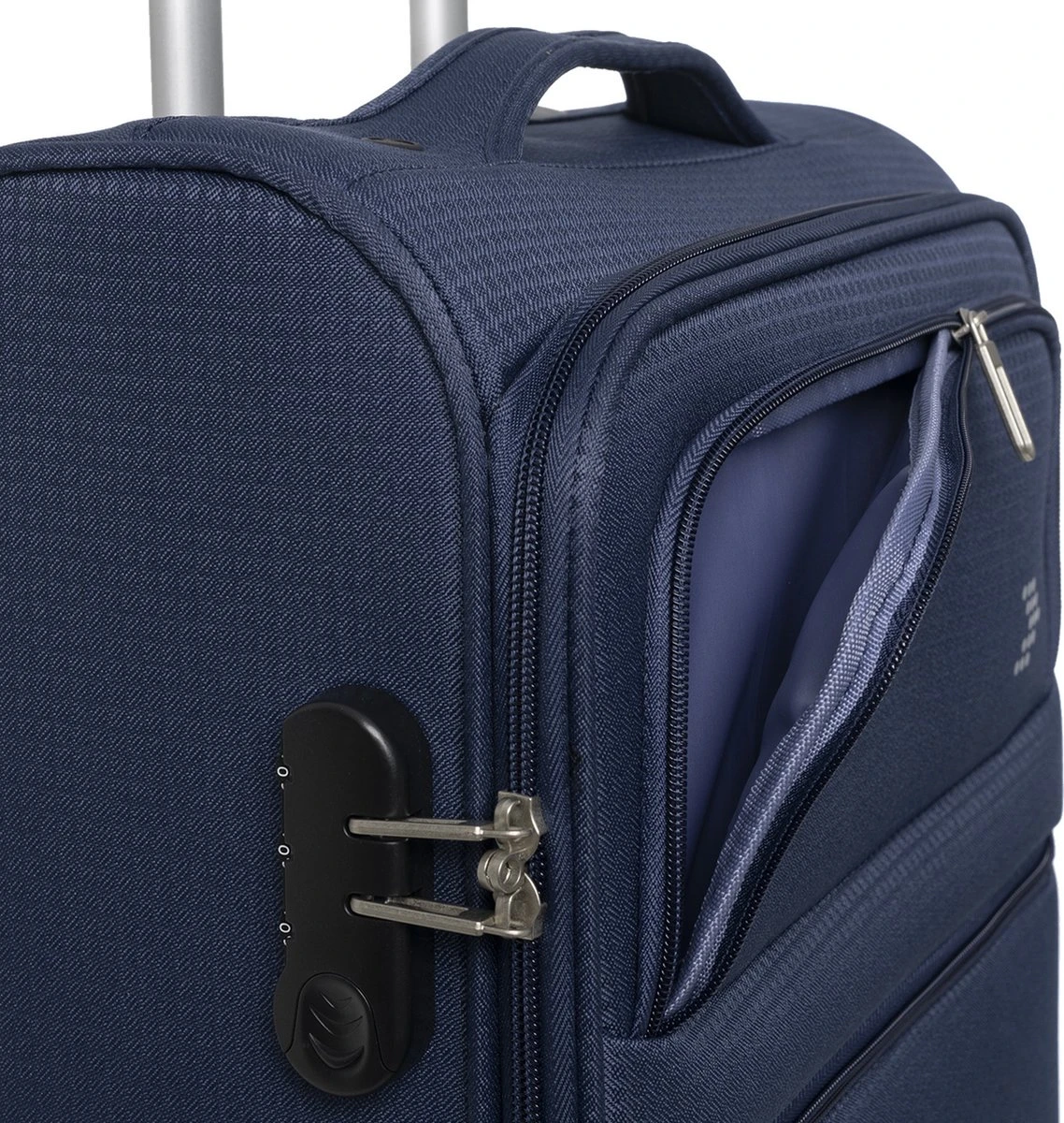 Travelbags Handbagage Zachte Koffer / Trolley / Reiskoffer - The Base - 55 Cm - Blauw 8 Travelbags Handbagage Zachte Koffer / Trolley / Reiskoffer - The Base - 55 Cm - Blauw - Afbeelding 6