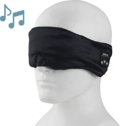 Slaapmasker Bluetooth Van Zijde – Oogmasker – Slaapmaskers Voor Mannen En Vrouwen – Slaap Koptelefoon – Nachtmasker – Zwart