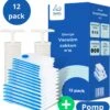 Sealos - 12 Pack Vacuümzakken Voor Kleding En Dekbedden - Verschillende Maten N°16 - Met 2 Pompen - Transparant -Voyago Winkel 1141x1200 15