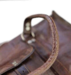 Duffeltas Weekendtas 50 X 24 X 24 Cm - Echte Leder - Cognac Bruin Leder – Reistas - Sporttas 18 Duffeltas Weekendtas 50 X 24 X 24 Cm - Echte Leder - Cognac Bruin Leder – Reistas - Sporttas -Voyago Winkel 1141x1200 3