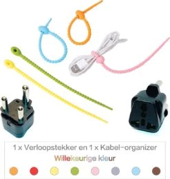 Colorful Sun® Universele Wereldstekker - Zuid Afrika - Reisstekker Type M - 1 Stuk - Europa, EU / US / CN / AU / FR / JP / IT Naar ZA Zuid Afrika, South Africa, Sri Lanka, Tsjaad, Ghana, Bahrein, Mauritius, Somalië, Mozambique En Namibië - Zwart -Voyago Winkel 1142x1200 7