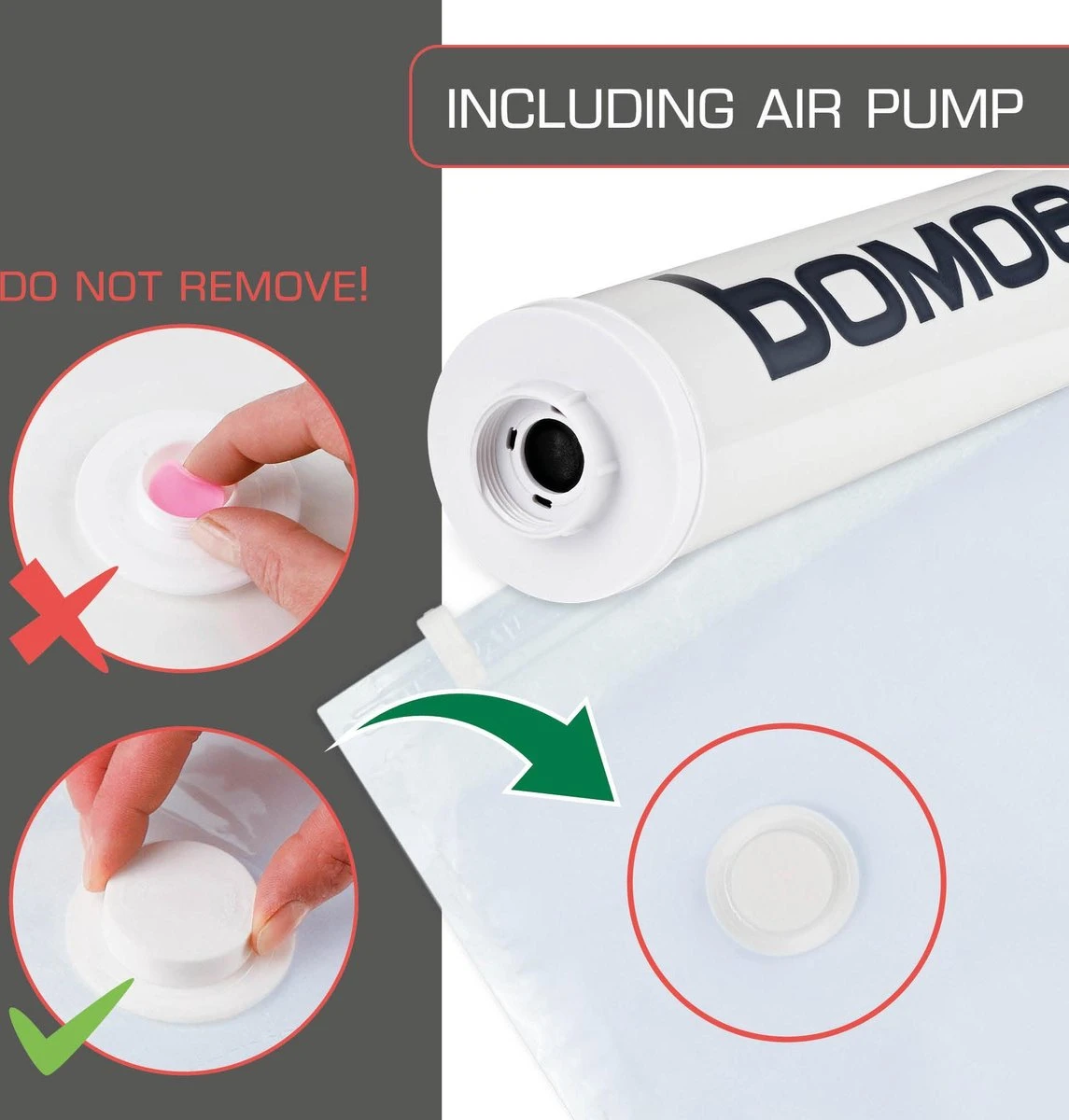 Bomoe Vacuumzakken Kleding Knippa – Set á 12 Stuks Herbruikbaar Vacuum Opbergzakken – Compressiezakken Met Pomp – Vacuum Bags - Maat S 5 Bomoe Vacuumzakken Kleding Knippa – Set á 12 Stuks Herbruikbaar Vacuum Opbergzakken – Compressiezakken Met Pomp – Vacuum Bags - Maat S - Afbeelding 3