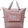 Merkloos Opvouwbare Handbagage Reistas – Opvouwbaar Tot 28 X 18 Cm – Roze -Voyago Winkel 1145x1200 6