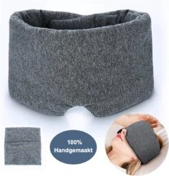 Luxe Slaapmasker - Grijs - Reizen - Reis - 100% Verduisterend Slaapmasker + Opbergzakje - Verstelbaar Oogmasker - Zacht En Ademend - Blinddoek - Vrouwen - Mannen - Kinderen - Slaap Masker - Nachtmasker - Slaapmaskers -Voyago Winkel 1151x1200 16