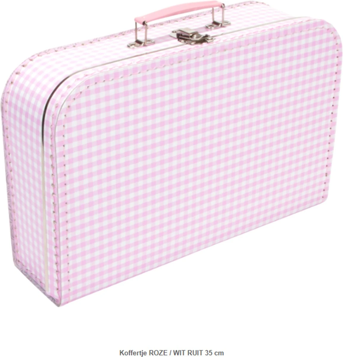 Logeerkoffer Ruit - Kinderkoffer- Kraamcadeau - Geboortecadeau - Opa En Oma 6 Logeerkoffer Ruit - Kinderkoffer- Kraamcadeau - Geboortecadeau - Opa En Oma - Afbeelding 4