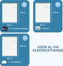 Sealos - 12 Pack Vacuümzakken Voor Kleding En Dekbedden - Verschillende Maten N°16 - Met 2 Pompen - Transparant -Voyago Winkel 1154x1200 13