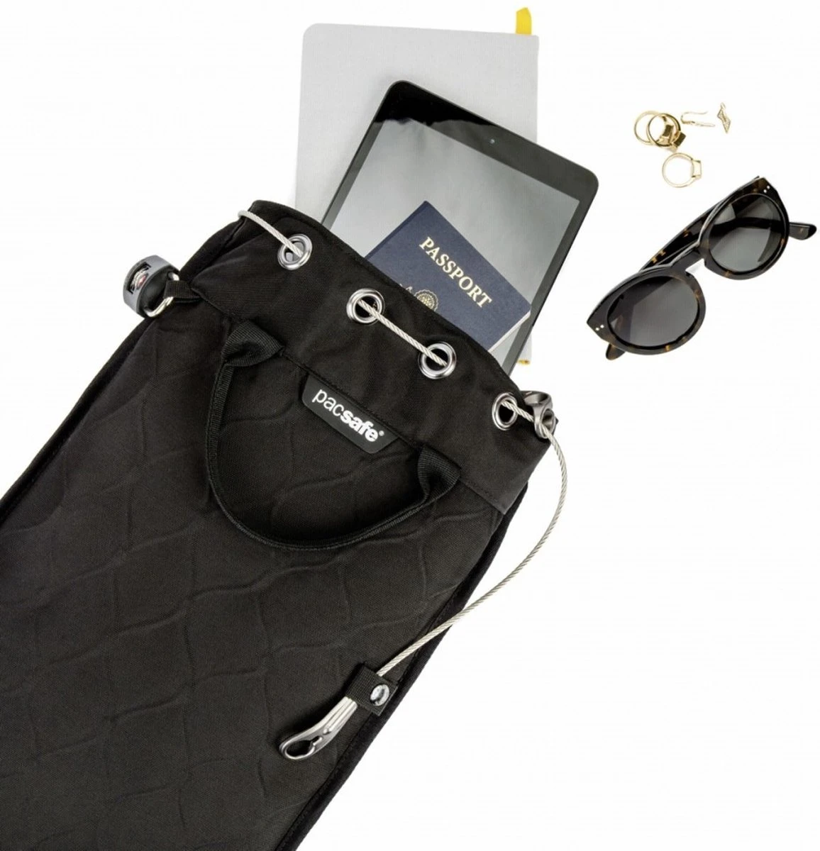 Pacsafe Travelsafe 5L GII-Anti Diefstal Portable Safe-5 L-Zwart (Black) 5 Pacsafe Travelsafe 5L GII-Anti Diefstal Portable Safe-5 L-Zwart (Black) - Afbeelding 3