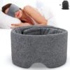 Luxe Slaapmasker - Grijs - Reizen - Reis - 100% Verduisterend Slaapmasker + Opbergzakje - Verstelbaar Oogmasker - Zacht En Ademend - Blinddoek - Vrouwen - Mannen - Kinderen - Slaap Masker - Nachtmasker - Slaapmaskers -Voyago Winkel 1158x1200 2