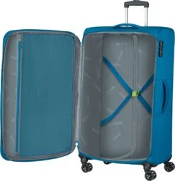 American Tourister Reiskoffer - Hyperspeed Spinner 80/30 Tsa Uitbreidbaar Deep Teal -Voyago Winkel 1161x1200 3