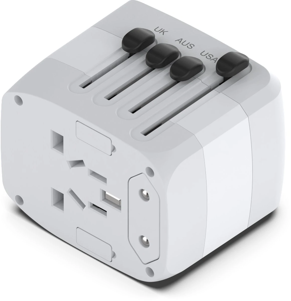 Universele Wereldstekker Met 4 USB-C En USB Poorten - Internationale Reisstekker Voor 150+ Landen - EU - Engeland (UK) - Amerika (USA) - Australië - Azië - Zuid Amerika - Reis Adapter - Wereld Stekker - Oplader – Wit 15 Universele Wereldstekker Met 4 USB-C En USB Poorten - Internationale Reisstekker Voor 150+ Landen - EU - Engeland (UK) - Amerika (USA) - Australië - Azië - Zuid Amerika - Reis Adapter - Wereld Stekker - Oplader – Wit - Afbeelding 13