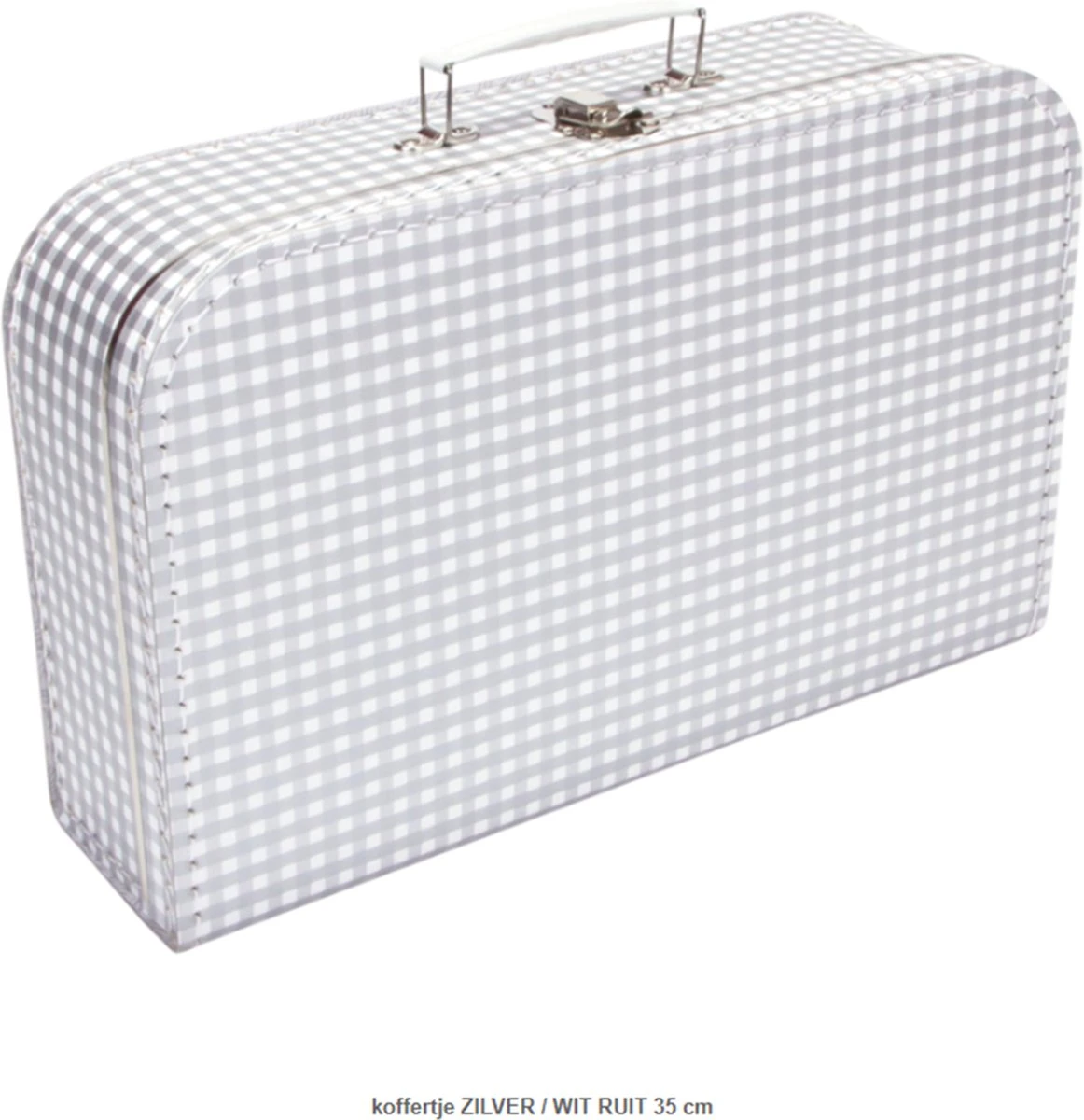 Logeerkoffer Ruit - Kinderkoffer- Kraamcadeau - Geboortecadeau - Opa En Oma 4 Logeerkoffer Ruit - Kinderkoffer- Kraamcadeau - Geboortecadeau - Opa En Oma - Afbeelding 2