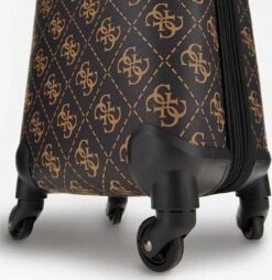 Guess Handbagage Koffer / Trolley / Reiskoffer - 50 Cm - 25 Liter - Wilder - Bruin -Voyago Winkel 1168x1200