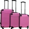 Travelerz Kofferset 3 Delig Met Wielen En Cijferslot - Handbagage Koffers - ABS - Licht Roze -Voyago Winkel 1174x1200 2