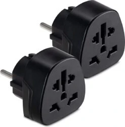 Kwcommerce Reisstekker UK Naar EU – Geschikt Voor Stopcontacten Type C, E En F - Set Van 2 Stuks - Reisadapters - Zwart 22 Kwcommerce Reisstekker UK Naar EU – Geschikt Voor Stopcontacten Type C, E En F - Set Van 2 Stuks - Reisadapters - Zwart -Voyago Winkel 1174x1200 7
