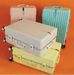 TOP AA Reis Kofferset - Trolleyset 3-delig Met TSA Slot Aluminum Frame, Kleine Cabine En Groot, ABS Luggage, (20+24+28 Inches 3 Pc Set), Roze/pink -Voyago Winkel 1176x1200 4