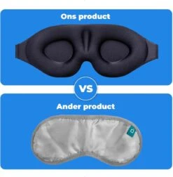 Royal Luxury - Premium 3D Ergonomische Slaapmasker Voor Vrouwen- Mannen En Kinderen- Met Luxe Opberg Zak - Reis - Yoga - Zwart -Voyago Winkel 1177x1200 27