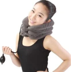 Anti Nekpijn Opblaasbaar Kussen | Nekkussen | Reiskussen | Verlicht Nek En Schouderpijn | Blauw - Neksteun | Nek Stretcher | Zacht Fleece | Cervicaal Nektractie Kussen | Nek Brace | Luxe | Ergonomisch | Opblaasbaar | Fluweel -Voyago Winkel 1177x1200 28