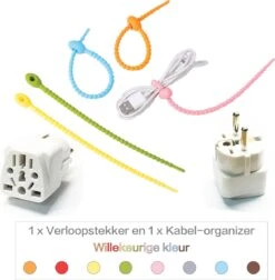 Colorful Sun® Universele Wereldstekker - Reisstekker Type E & F - UK / US / CN / AU / FR / JP / IT Naar EU/ID/KR - 1 Stuk - Engeland, Schotland(UK), Amerika VS, China, Australië, Frankrijk, Japan, Italië Naar Europa(EU), Indonesië En Korea - Wit -Voyago Winkel 1178x1200 8