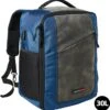 CabinMax Manhatten Reistas– Handbagage 30L - Rugzak Met USB Poort – Backpack - 45x36x20cm – Lichtgewicht - Nettuno Blauw -Voyago Winkel 1179x1200 20