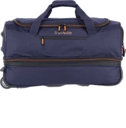 Travelite Basics Wheeled Duffle 55cm Expandable Navy/Orange -Voyago Winkel 1180x1200 6
