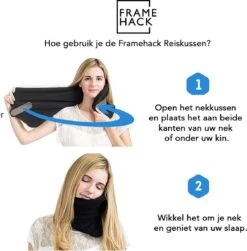 Framehack Zacht Travel Pillow Reiskussen - Neksteun Nek Support - Nekkussen - Inclusief 3D Slaapmasker & Oordopjes – Grijs 11 Framehack Zacht Travel Pillow Reiskussen - Neksteun Nek Support - Nekkussen - Inclusief 3D Slaapmasker & Oordopjes – Grijs -Voyago Winkel 1183x1200 13