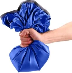 Merkloos Blauwe Improv Regenhoes Rugtas30l/40l - Backpack Rain Cover - Flightbag Voor Rugzak - 30 Liter Tot 40 Liter - Blauw - Schoolrugzak -Voyago Winkel 1186x1200 12