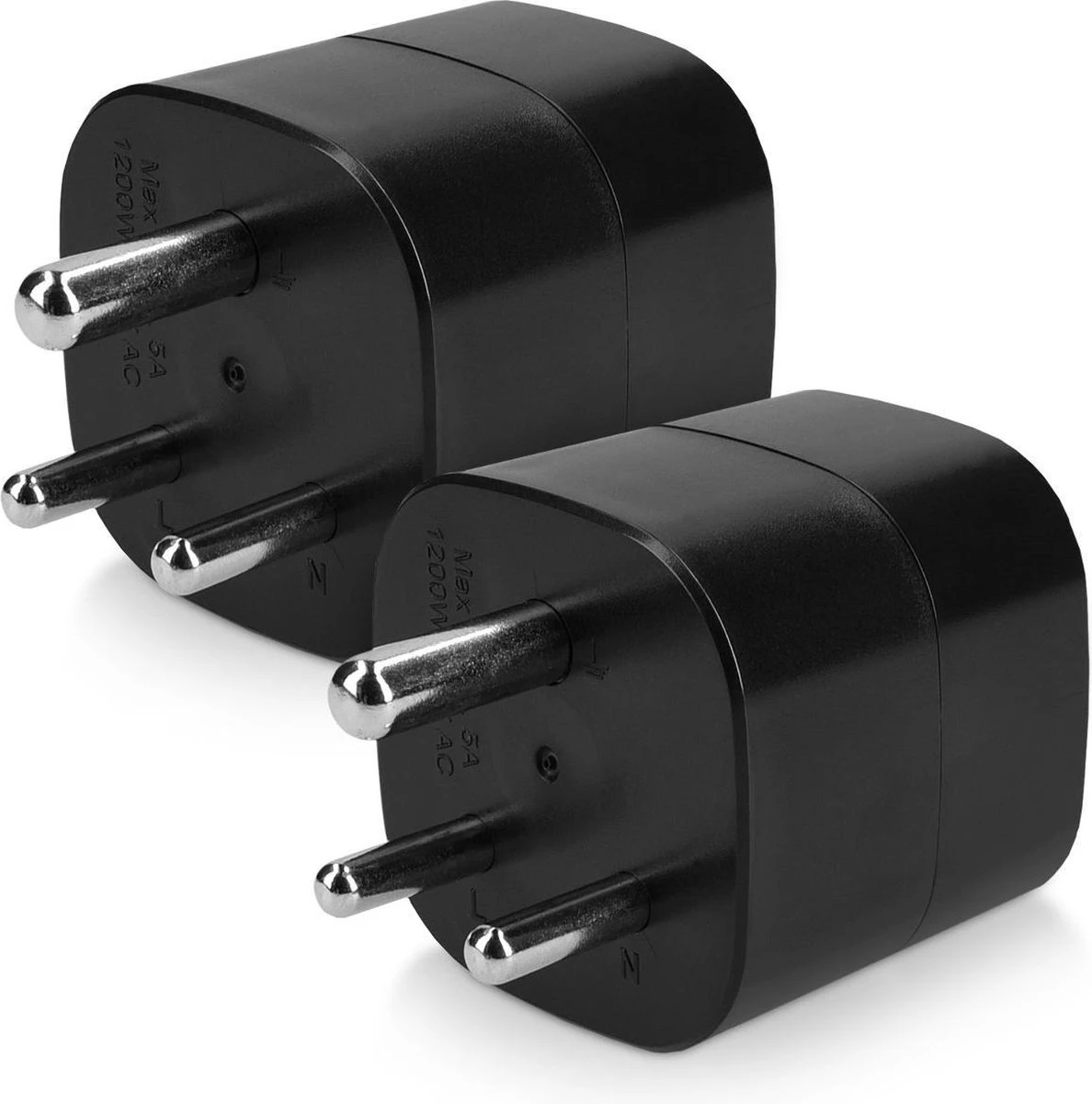 Kwmobile Set Van 2 Reisstekkers - Type D Wereldstekker - Voor Het Opladen Van Je Telefoon En Reisaccessoires - In Bijv. India, Nepal En Sri Lanka - Zwart 3 Kwmobile Set Van 2 Reisstekkers - Type D Wereldstekker - Voor Het Opladen Van Je Telefoon En Reisaccessoires - In Bijv. India, Nepal En Sri Lanka - Zwart
