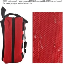 Alta-X Outdoor - Ehbo Tas Rood - Medicijntas - First Aid Bag - Jacht Survival Militaire Edc Pack Molle - Tactical Heuptas Outdoor Sos Pouch Leger Medische Kit Taille Riem Rugzak -Voyago Winkel 1189x1200 19