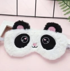Merkloos Slaapmasker Panda Oogmasker Panda Pluche Kinderen