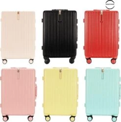 TOP AA Reis Kofferset - Trolleyset 3-delig Met TSA Slot Aluminum Frame, Kleine Cabine En Groot, ABS Luggage, (20+24+28 Inches 3 Pc Set), Roze/pink -Voyago Winkel 1191x1200 2