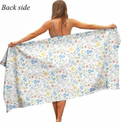 Ulticool - Handdoek - Bloemen Kashmir Blauw - Badhanddoek - Strandlaken - Handdoek Microvezel - Sneldrogend Badlaken - 160 X 80 Cm - Voor Reizen Fitness Gym Sport Spa Yoga – Lichtgewicht Reishanddoek - Microfiber - Kleed Reis Doek - Man Of Vrouw -Voyago Winkel 1191x1200 27