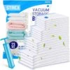 Strex Vacuumzakken Dekbedden & Kleding - 23 Stuks / 4 Maten - Reiszakken / Vacumeerzakken - Incl. Handpomp