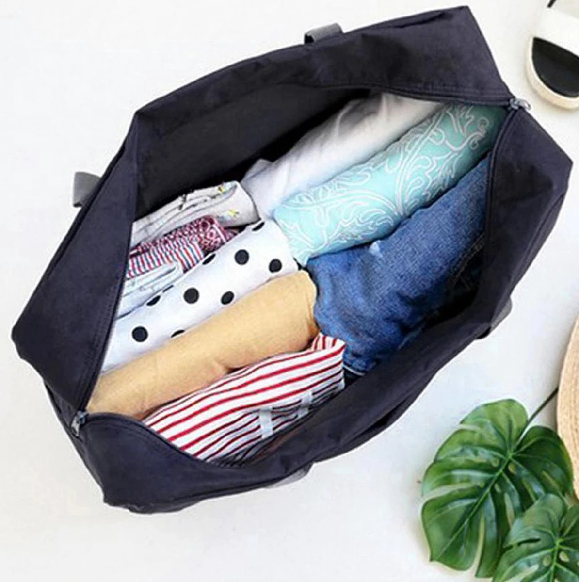 Opvouwbare Tas Weekendtas Reistas Travel Bag 20L 5 Opvouwbare Tas Weekendtas Reistas Travel Bag 20L - Afbeelding 3