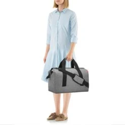 Reisenthel Allrounder L Reistas Sporttas - Maat L - 30L - Twist Silver Grijs -Voyago Winkel 1195x1200 12