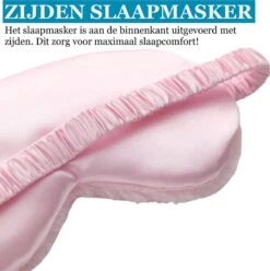 Slaapmasker Pluche Zijden Oogmasker Slaap Roze - 100% Verduisterend -Voyago Winkel 1195x1200 21