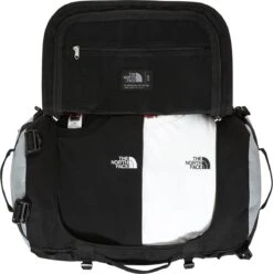 The North Face Gilman Duffel Reistas 50 Liter - Black/Mid Grey -Voyago Winkel 1196x1200 4