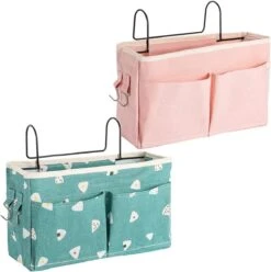 Merkloos 2 Stuks Handtas-organizer, Dames Reistas, Cosmetica-reistas Voor Dames, Reis-inzet-handtas Met Handgrepen, Ritssluiting, Voor Thuis, Op Reis (blauw + Oranje)