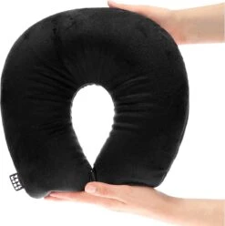 TRVLMORE Reiskussen - U-Vorm Nekkussen - Zwart -Voyago Winkel 1197x1200 22