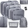 BOTC Packing Cubes Set 9-Delig – Kleding Organizer Voor Koffers, Tassen En Backpack - Grijs 2 BOTC Packing Cubes Set 9-Delig – Kleding Organizer Voor Koffers, Tassen En Backpack - Grijs -Voyago Winkel 1197x1200 24