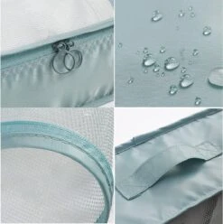 Merkloos Packing Cubes Set 7-Delig - Kleding Organizer Voor Koffers, Tassen En Backpack - Turquoise -Voyago Winkel 1197x1200 28