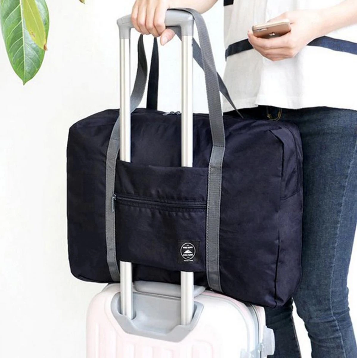 Opvouwbare Tas Weekendtas Reistas Travel Bag 20L 4 Opvouwbare Tas Weekendtas Reistas Travel Bag 20L - Afbeelding 2